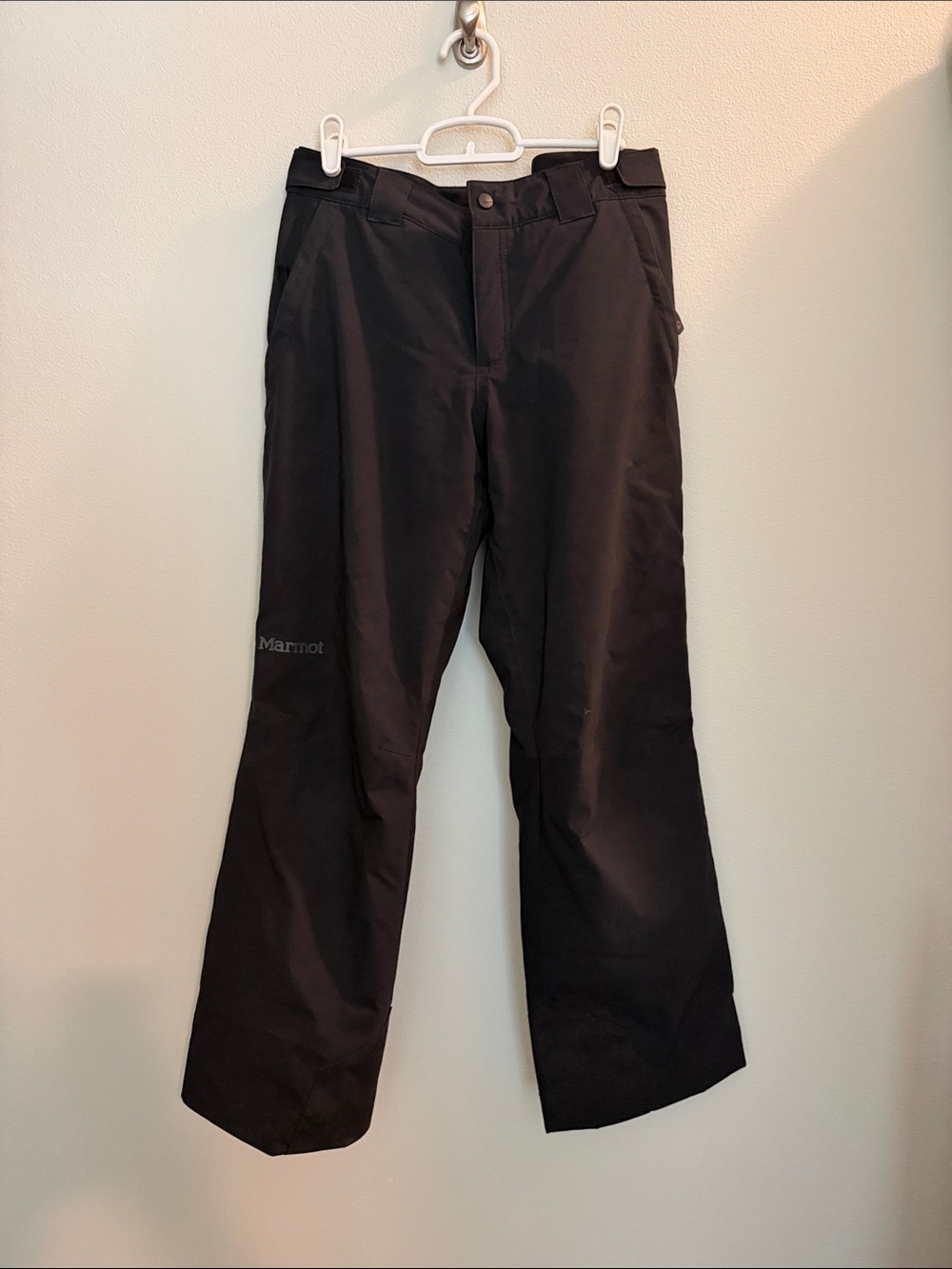 Marmot Black Teens Ski Pants with Logo Detail